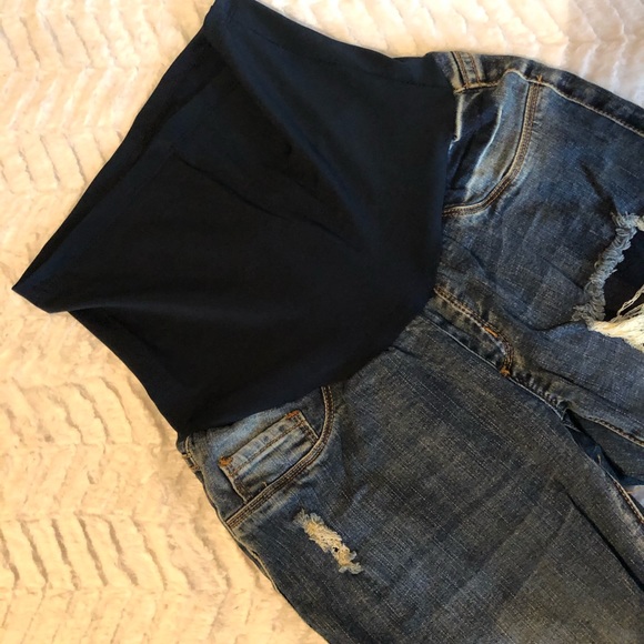 🔥5 for $25 S.O.N.G. Maternity boyfriend jeans small - Picture 3 of 5